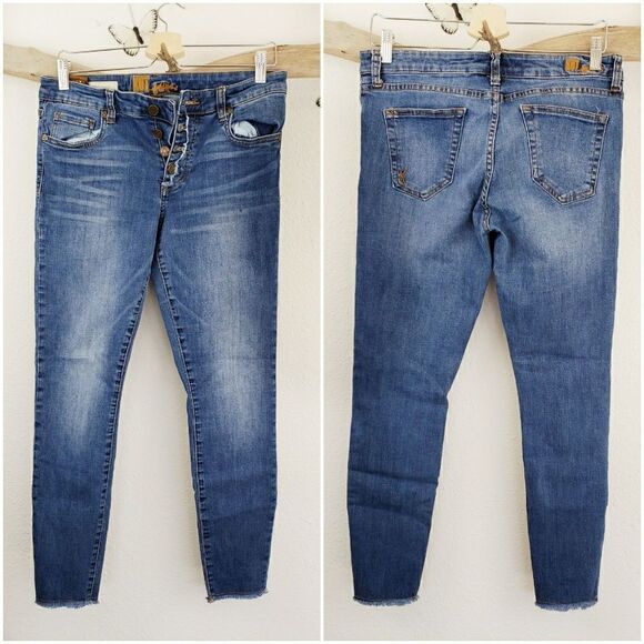 Kut from the kloth marilyn ankle skinny jeans - Picture 1 of 8